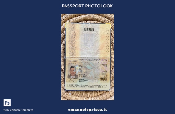 modello di look fotografico Israel Pass (presente) in stile verificato